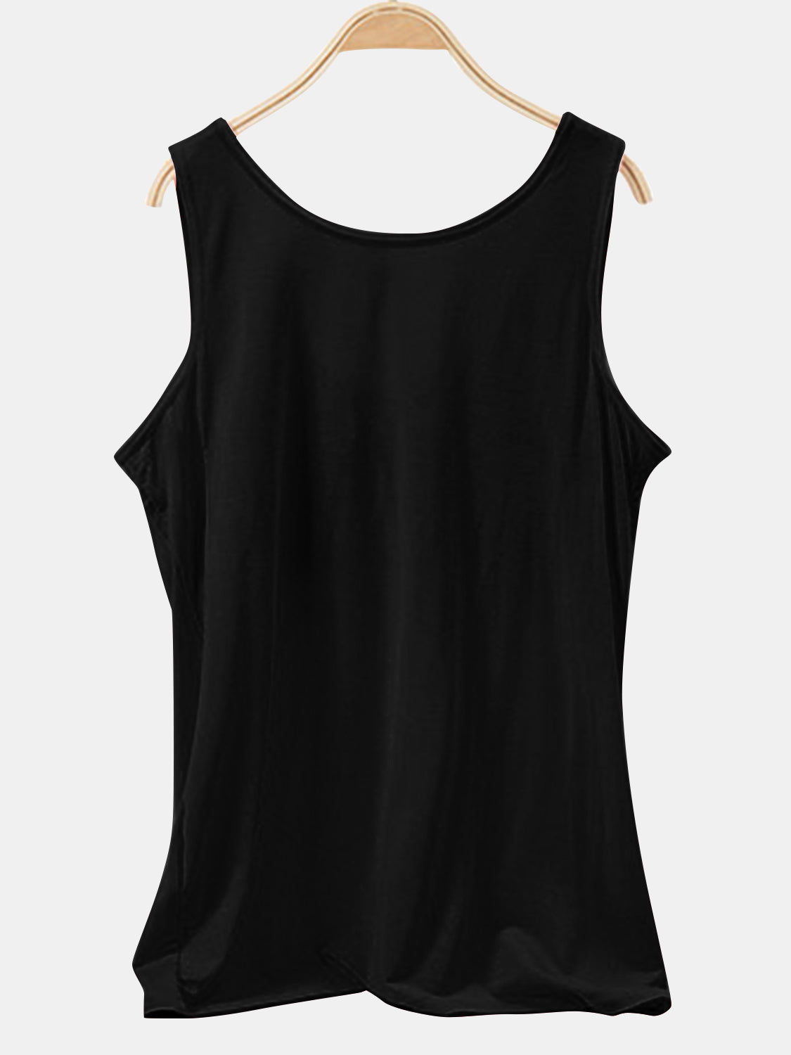 Scoop Neck Wide Strap Tank