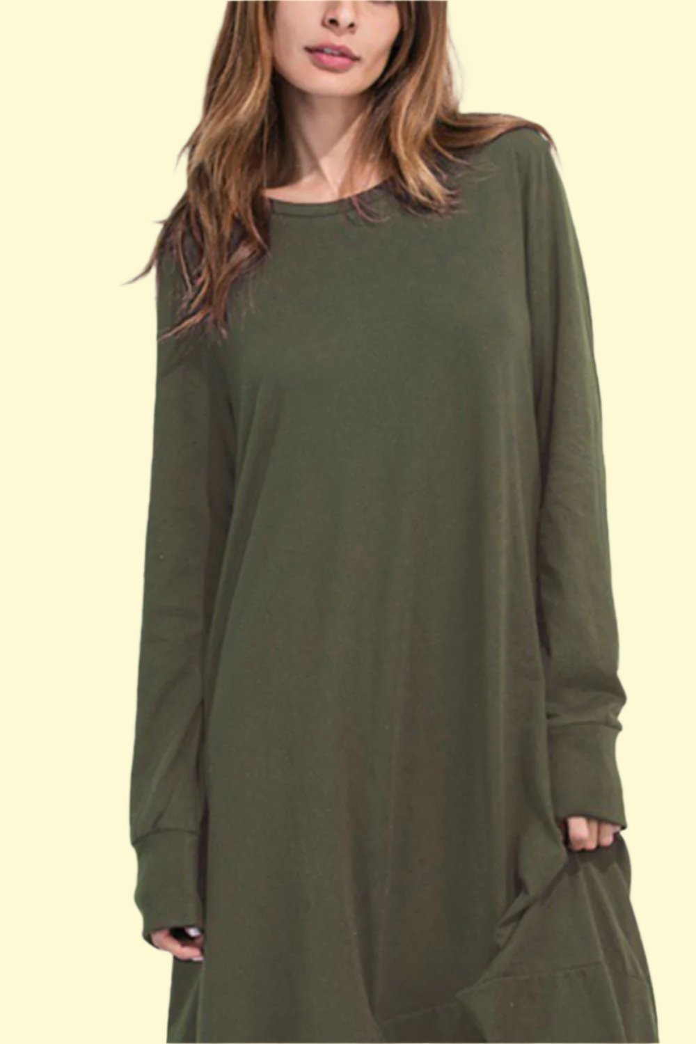 Casual sweatshirt dress by West Closet