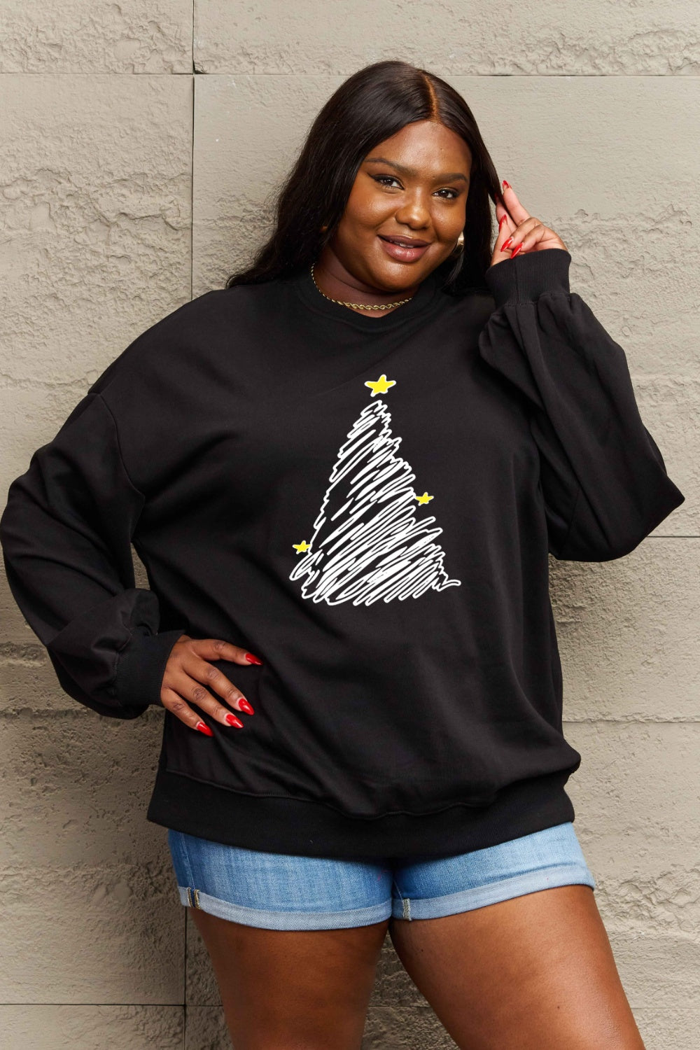 Simply Love Full Size Graphic Sweatshirt