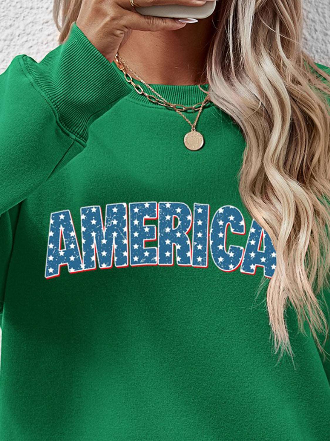 WestCloset comfy green sweatshirt