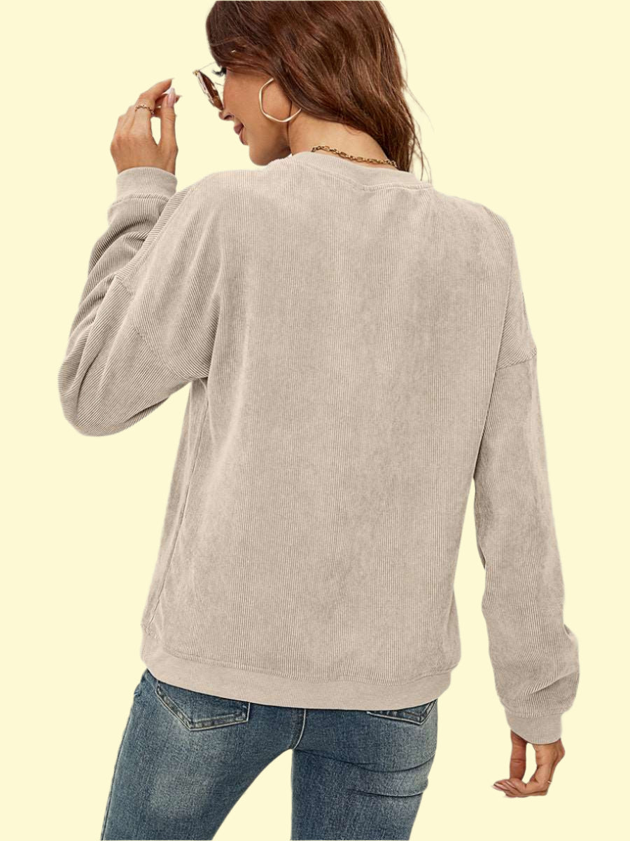 Graphic dropped shoulder sweatshirt by West Closet