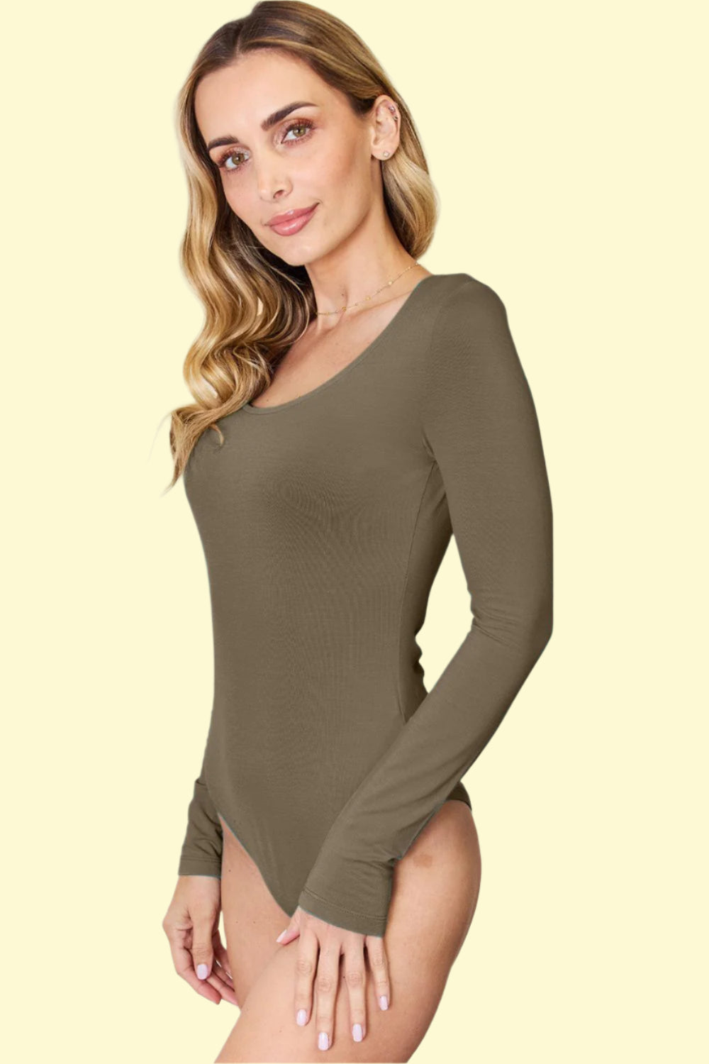 round neck bodysuit by West