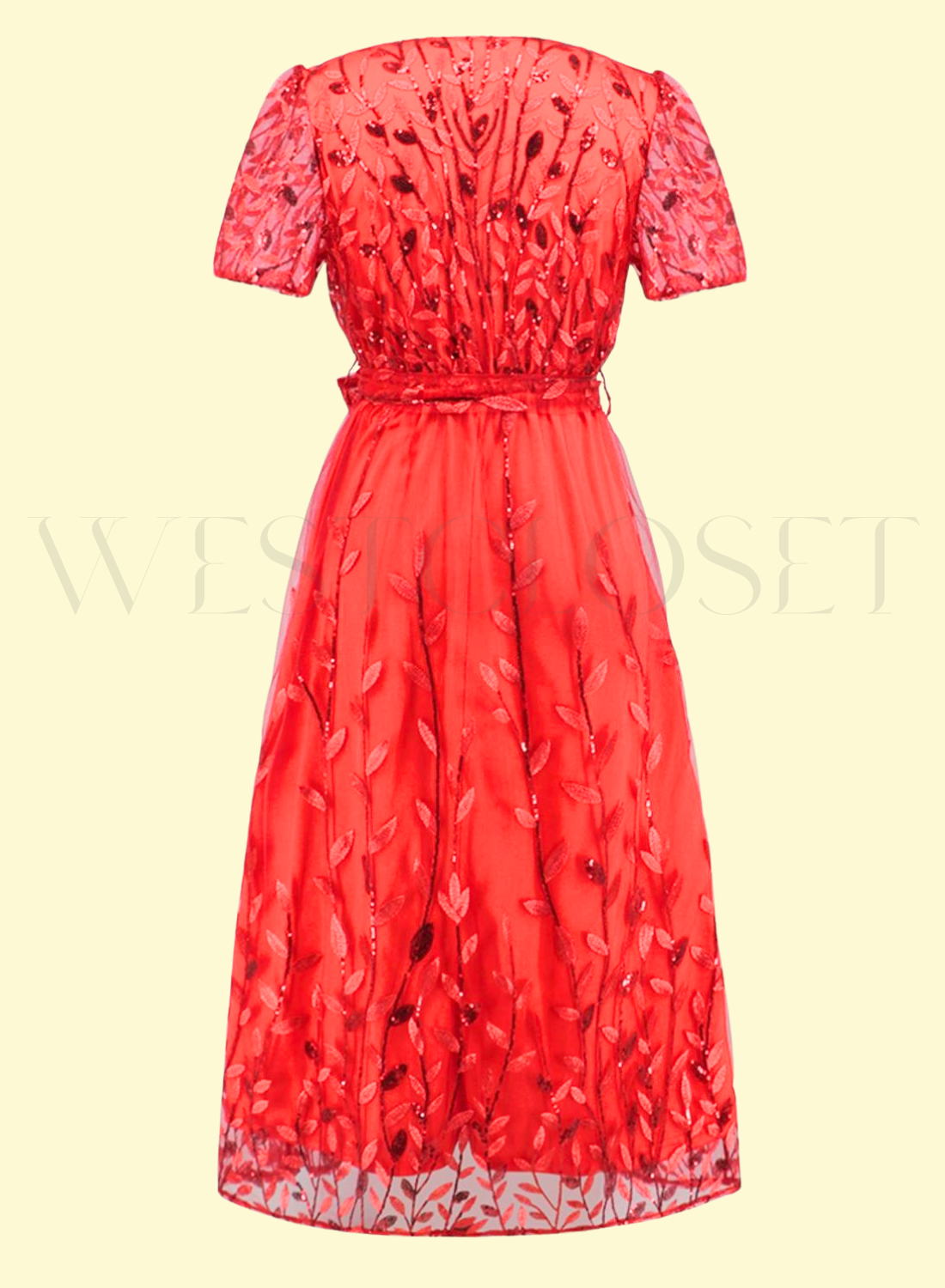 Deep Red dress for Fashionable Women