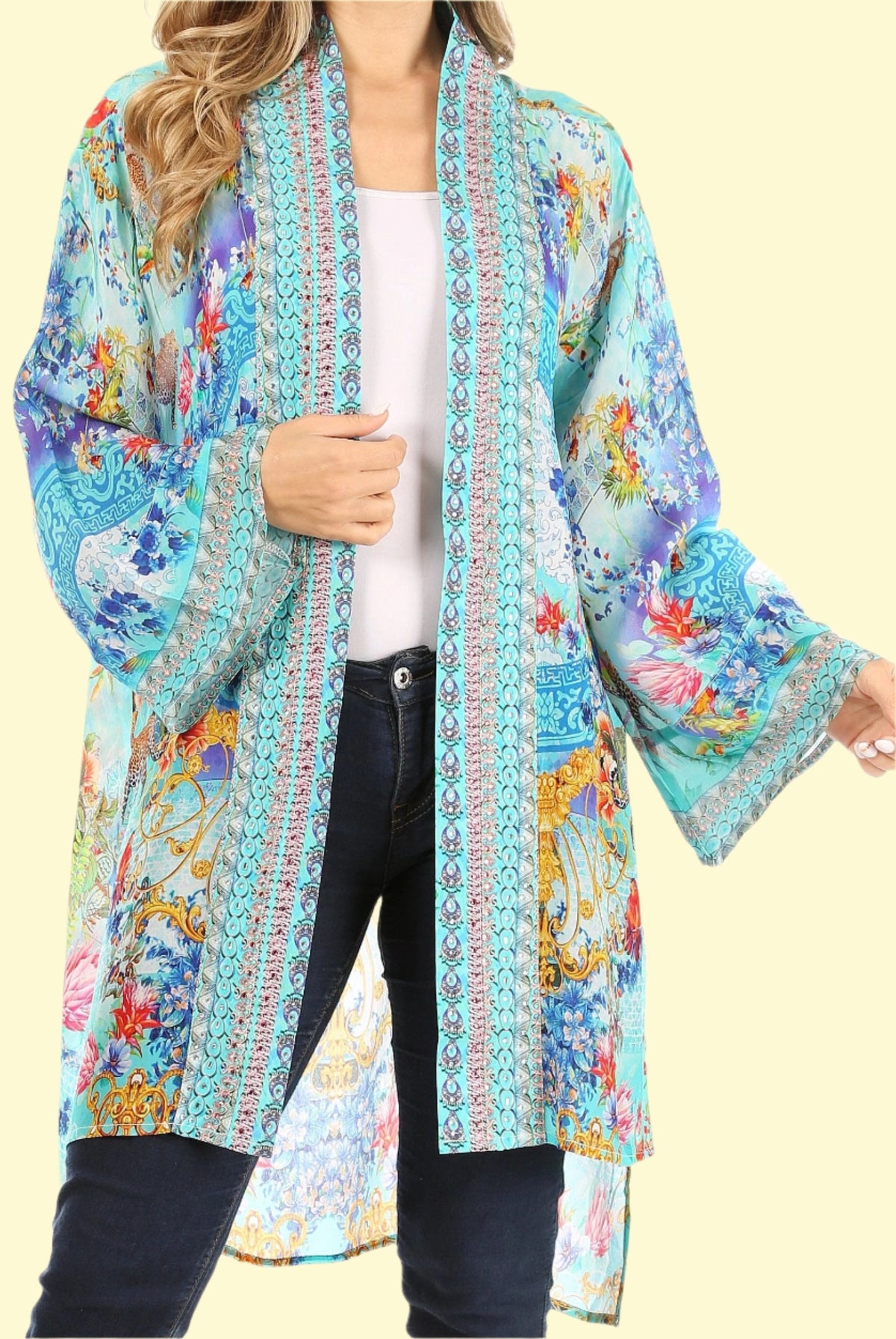 Bohemian Floral Cardigan