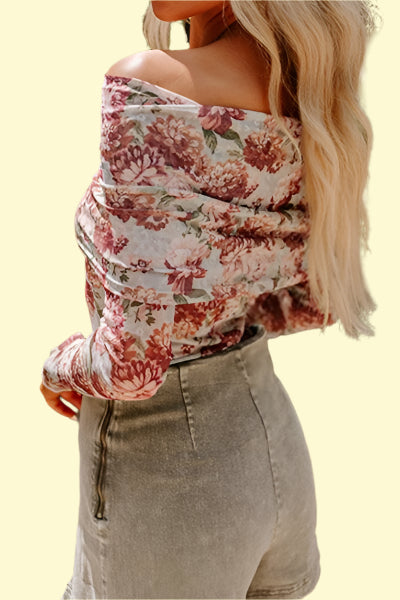 Chic & Sultry Floral Print Bodysuit