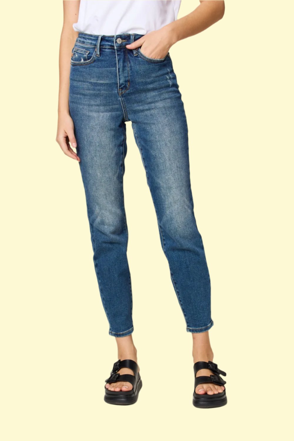 Dark denim jeans by West Closet