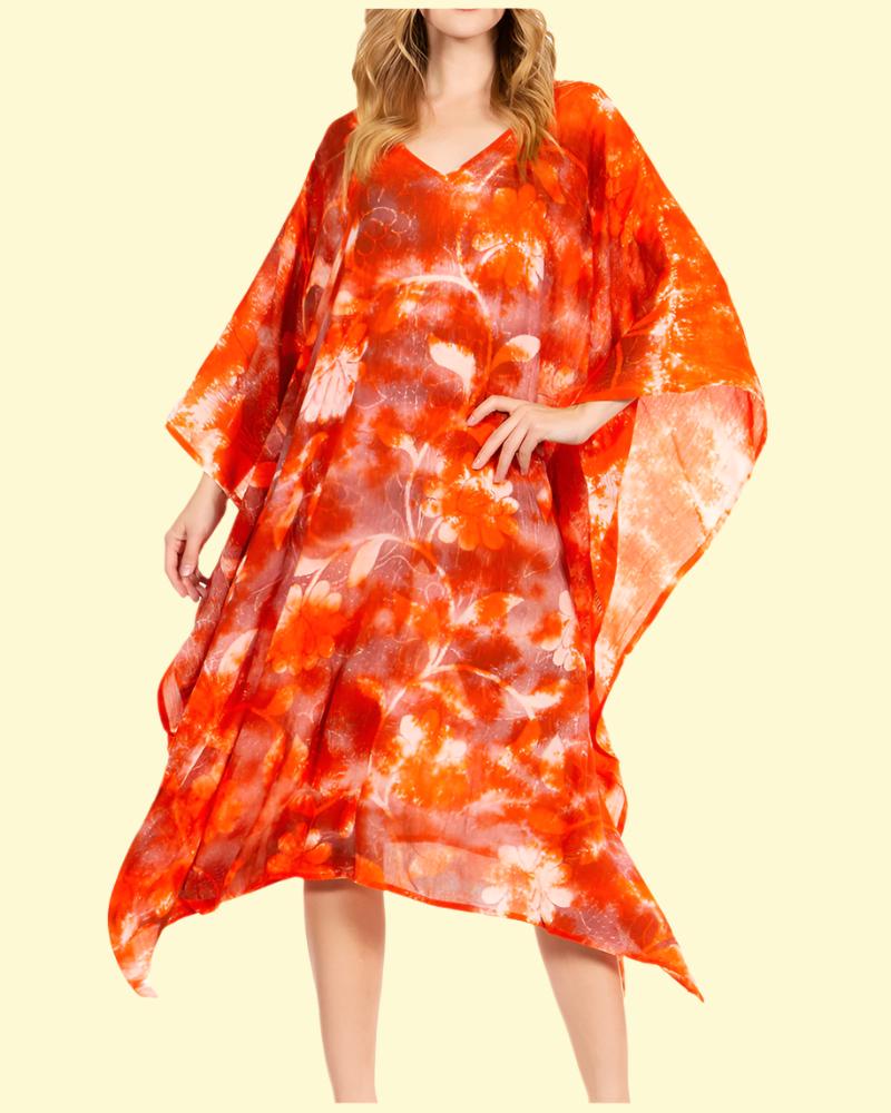 Orange Sun kIssed Caftan