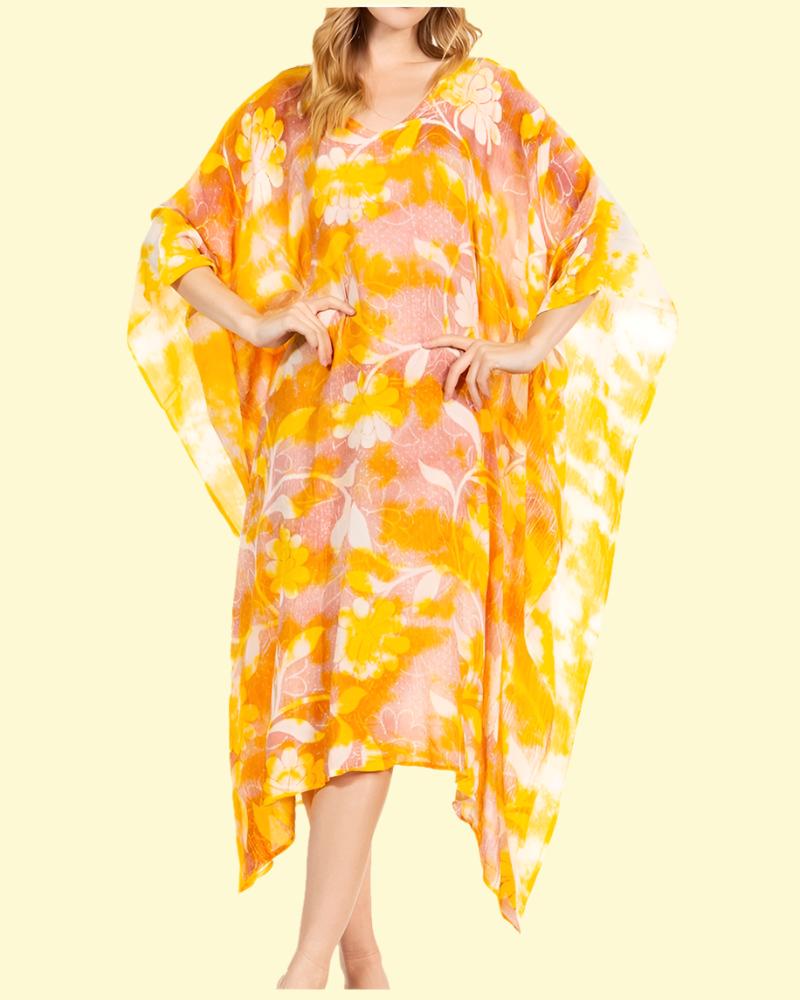 Yellow kaftan by WestCloset