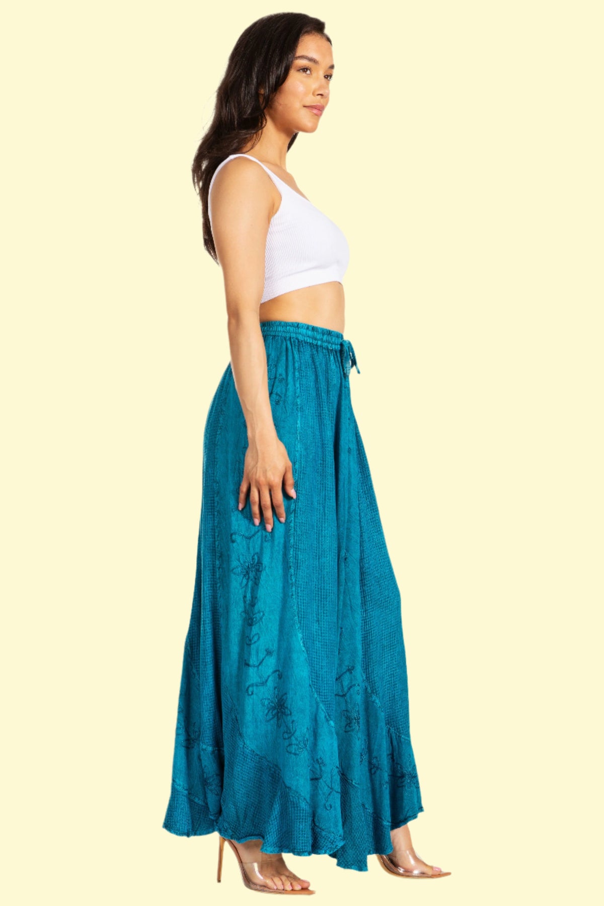 Casual Maxi Skirt with elastic waist