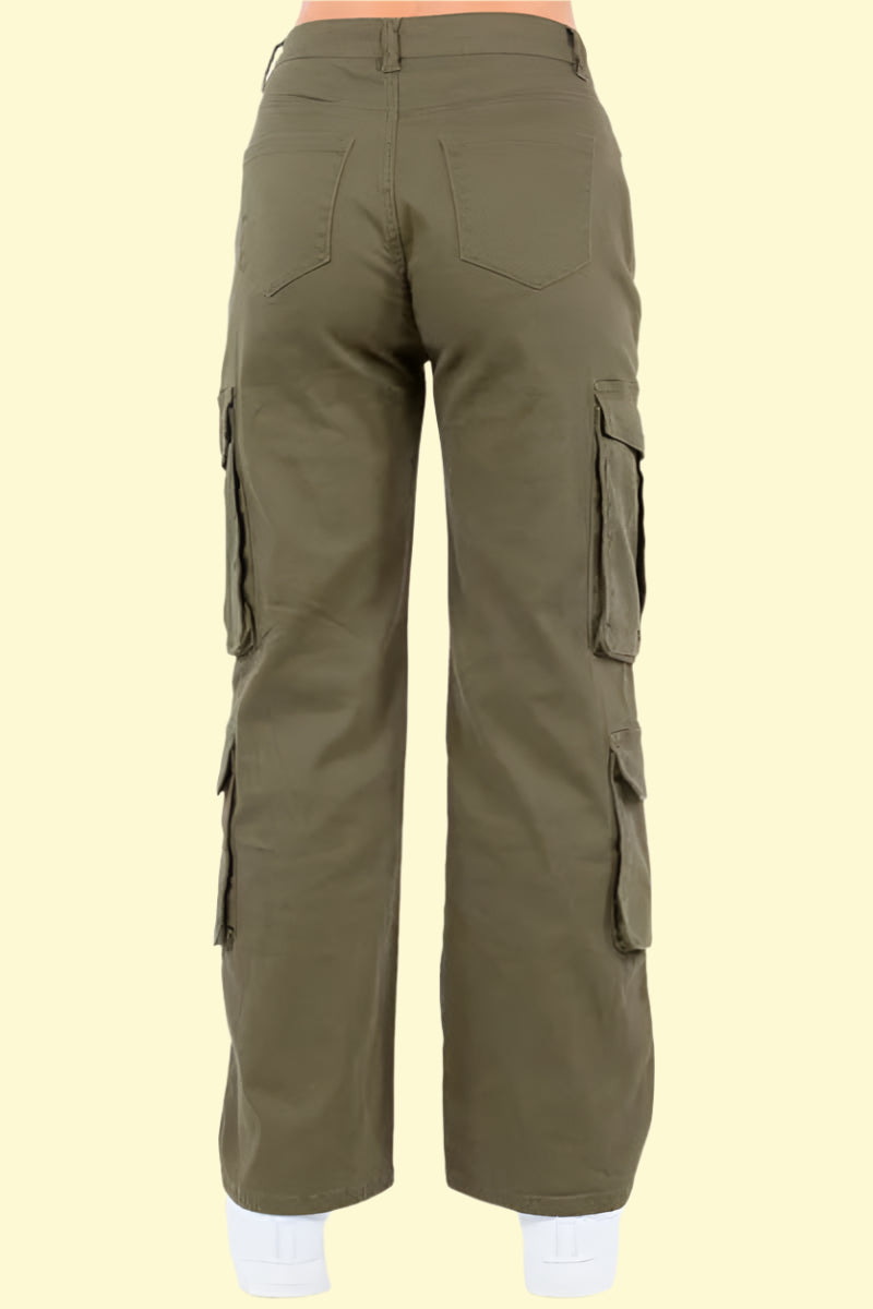 Stylish utility cargo pants with pockets