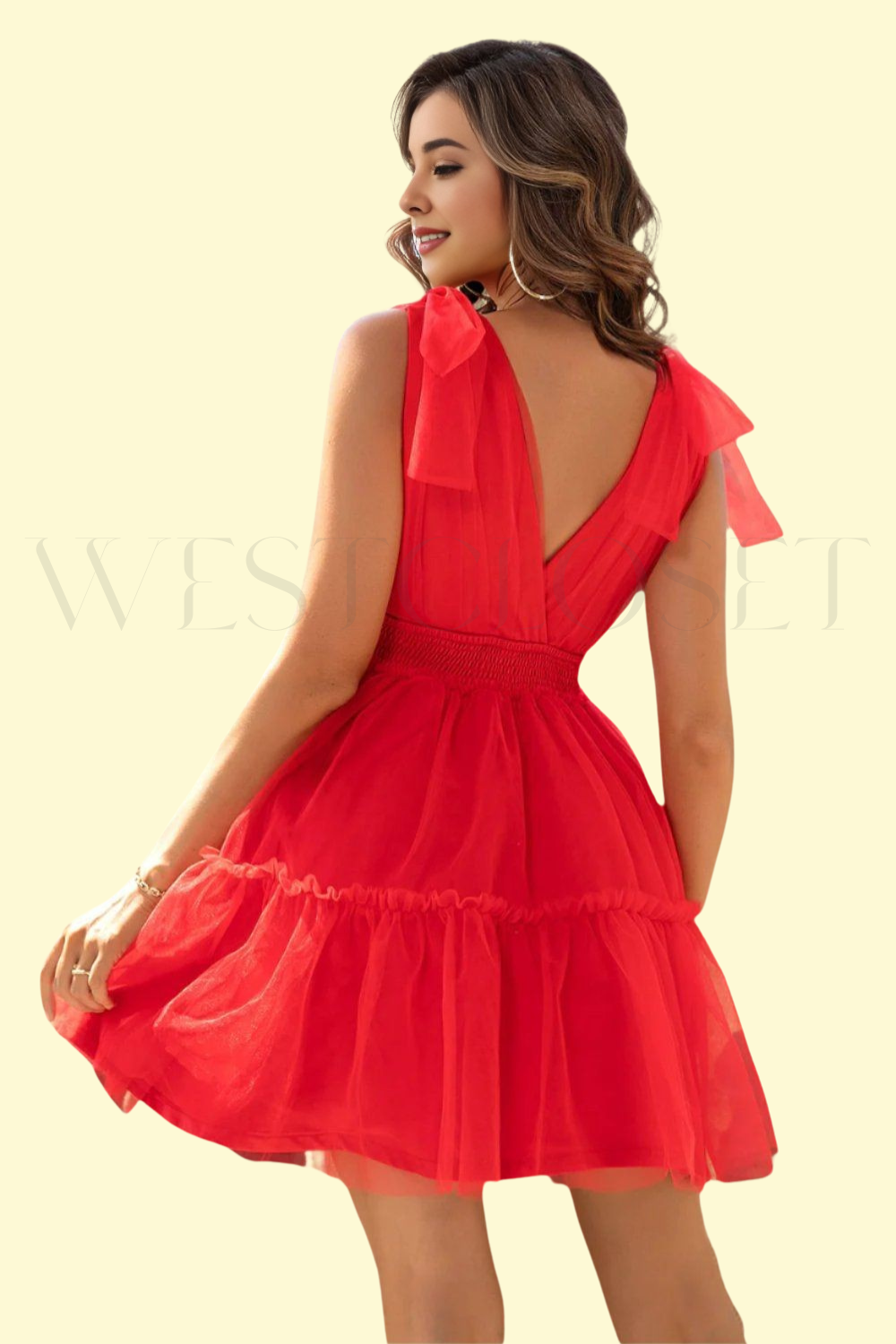 Sultry dress red by WestCloset