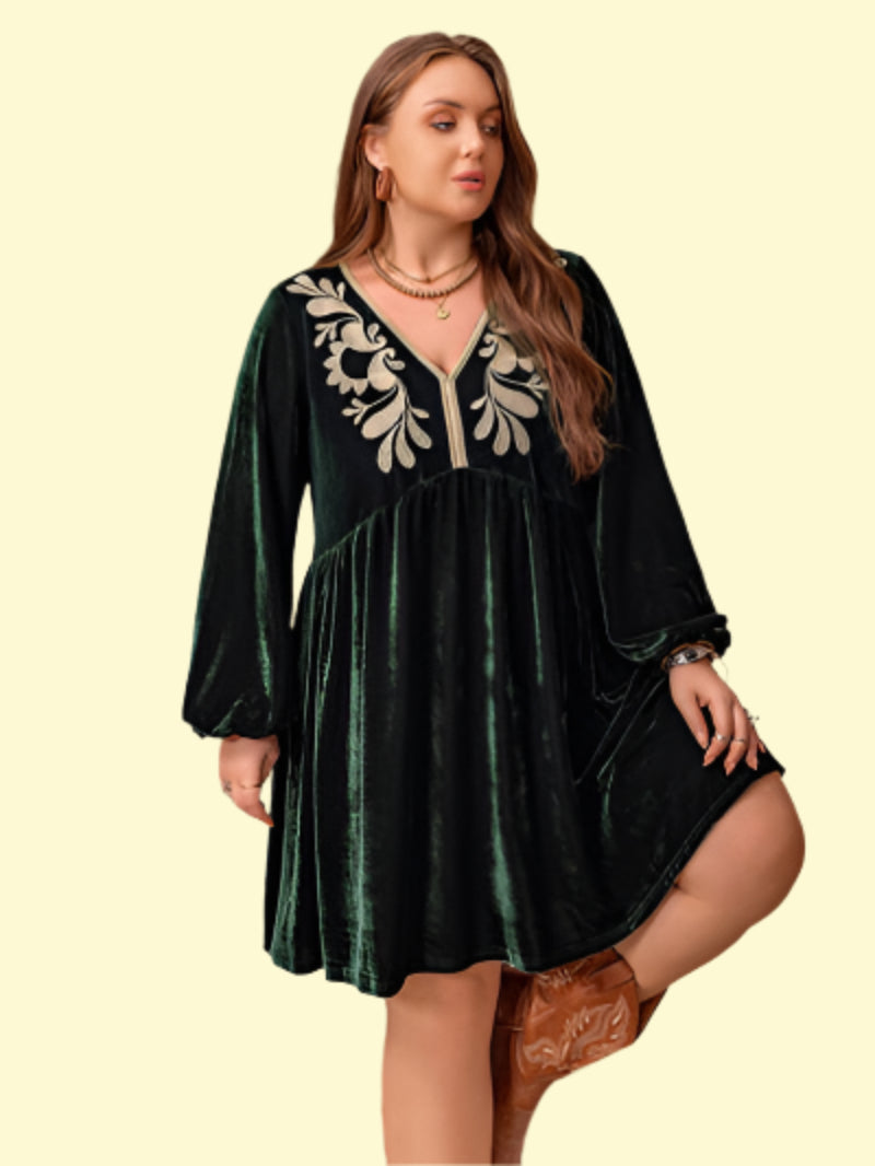 WestCloset Bold Embroidered Dress