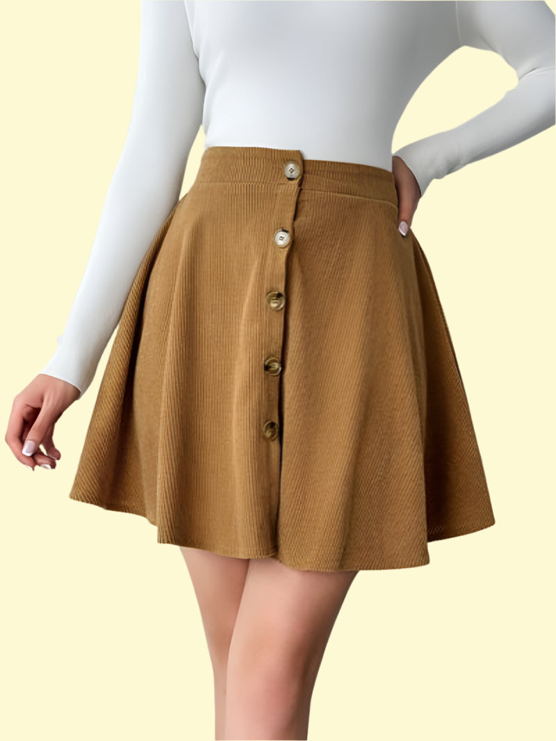 WestCloset Buttoned Mini Skirt