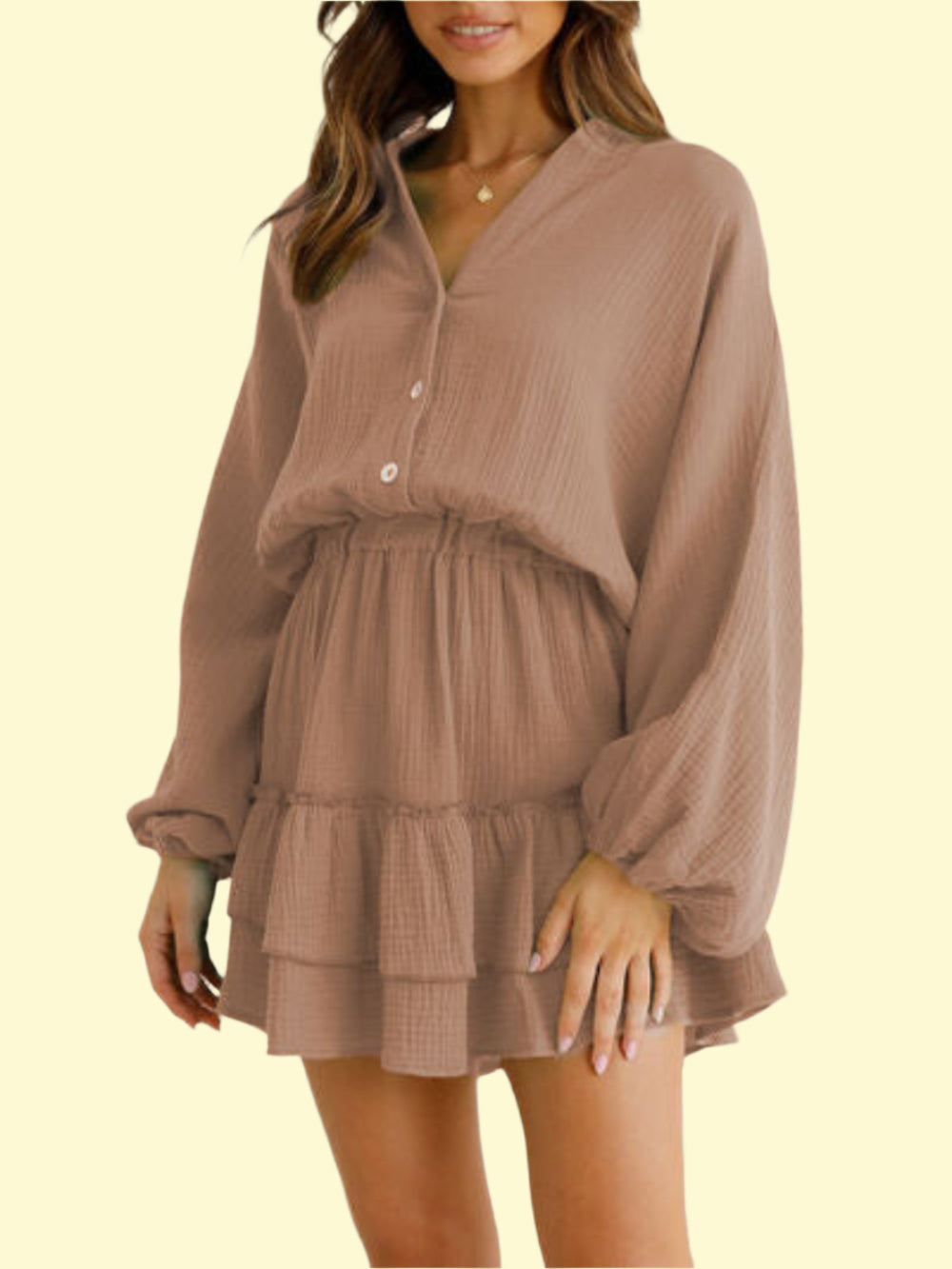 WestCloset Date Night Dress with Ruffles