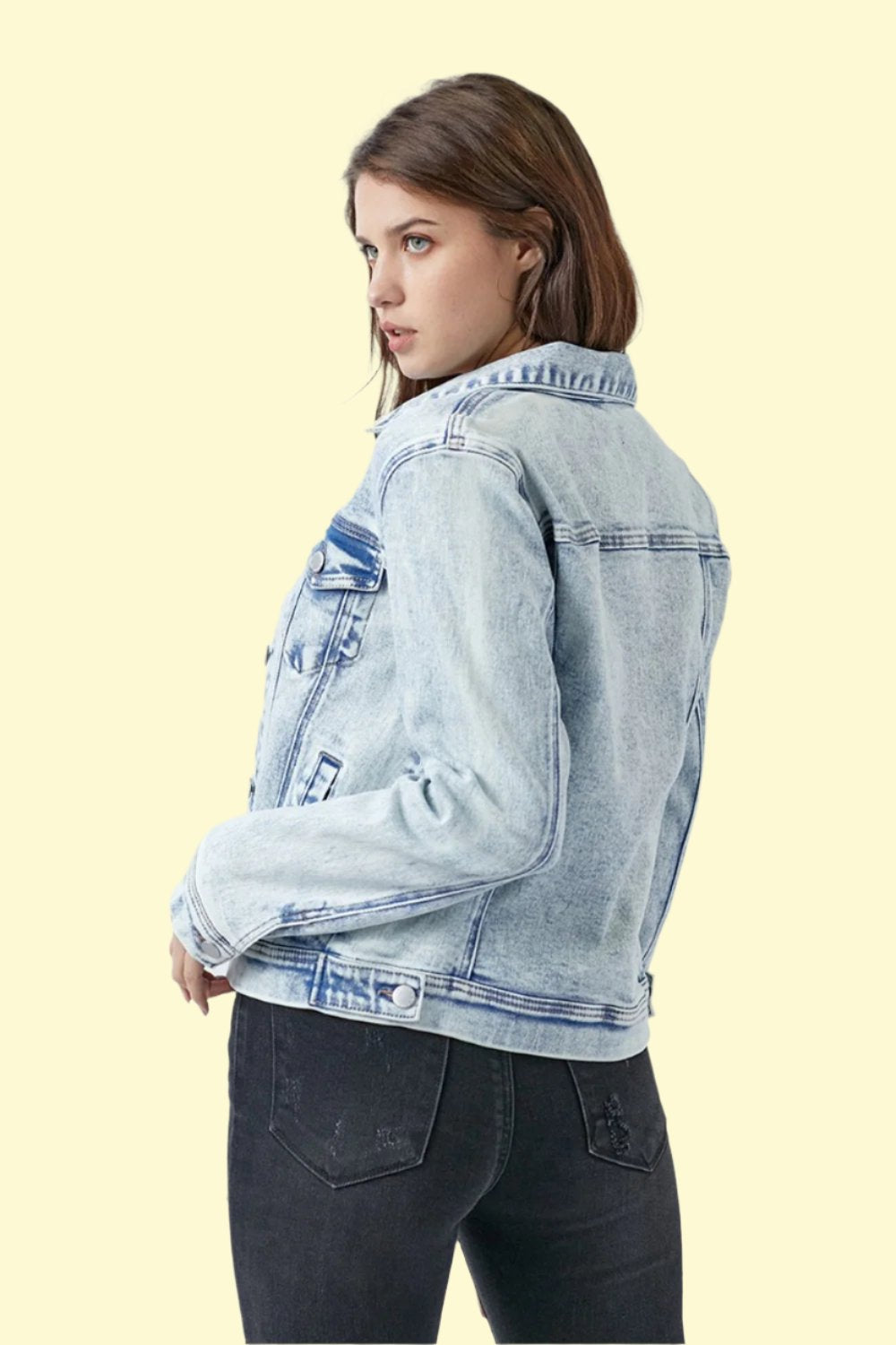 WestCloset button-up denim jacket