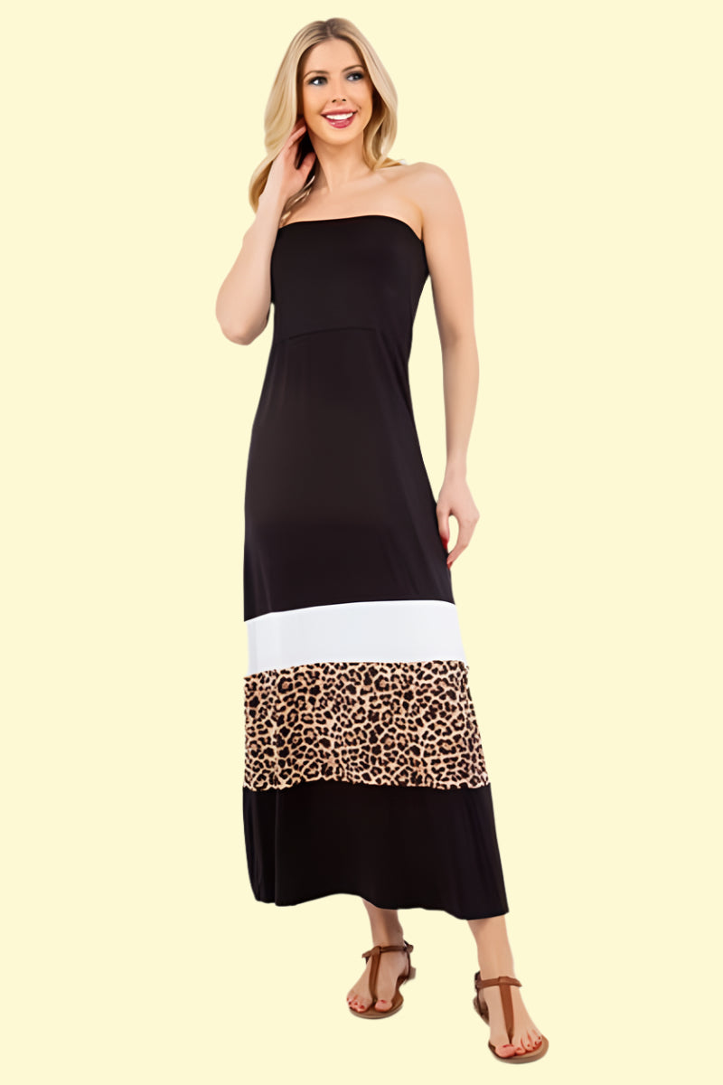 Women’s wild and flirty maxi dress