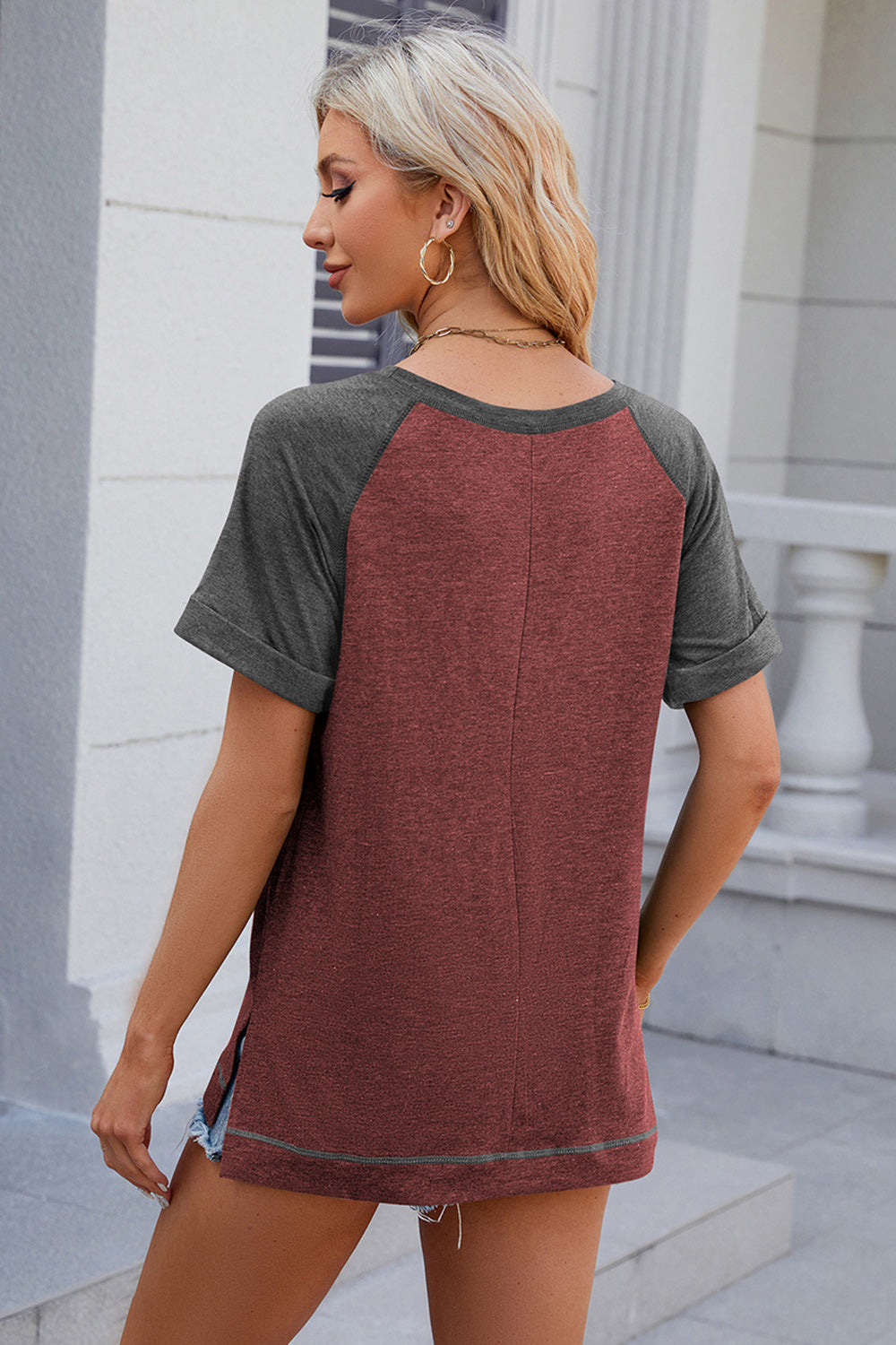 Round Neck Short Sleeve T-Shirt