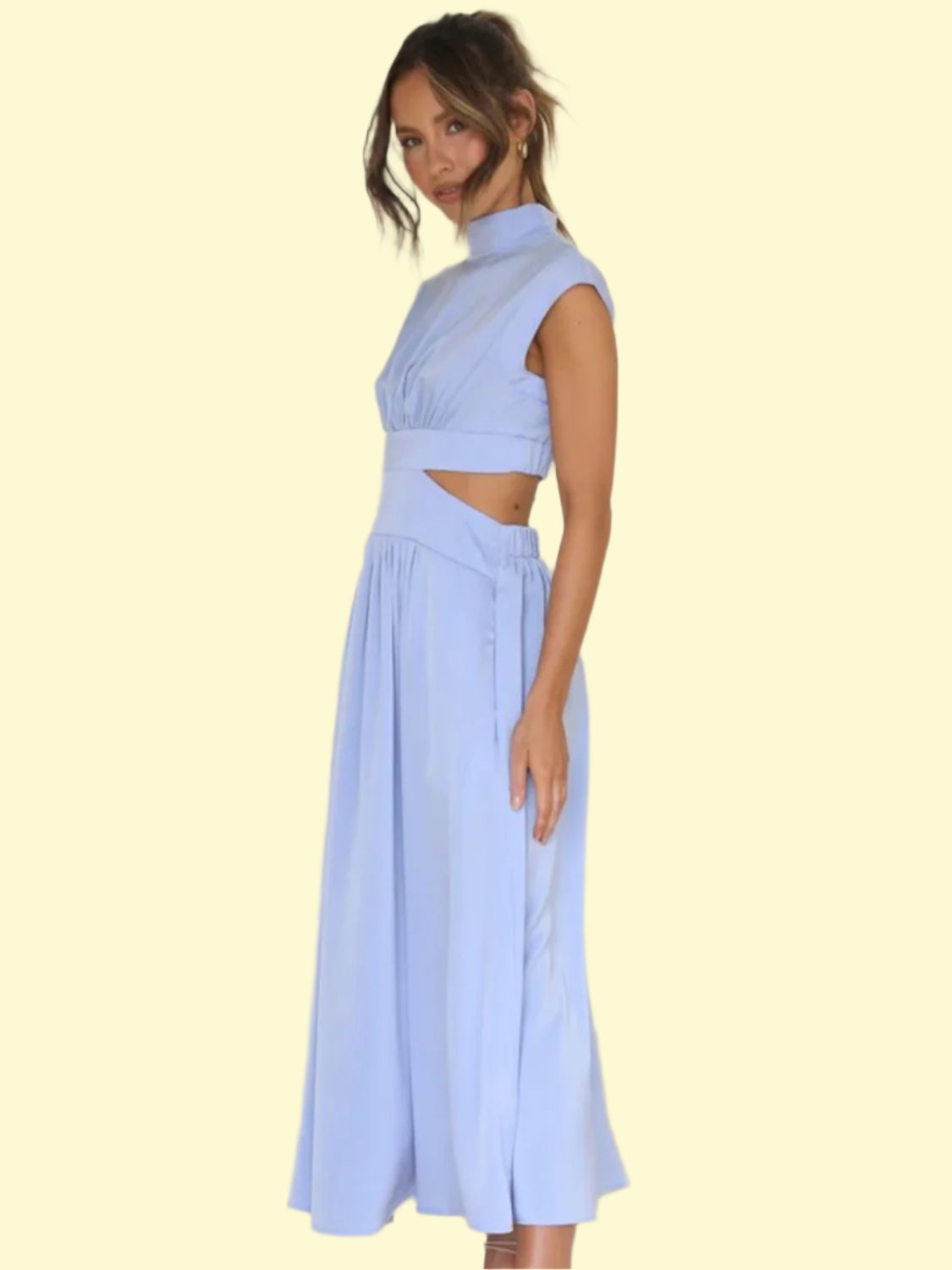 sultry silhouette maxi dress