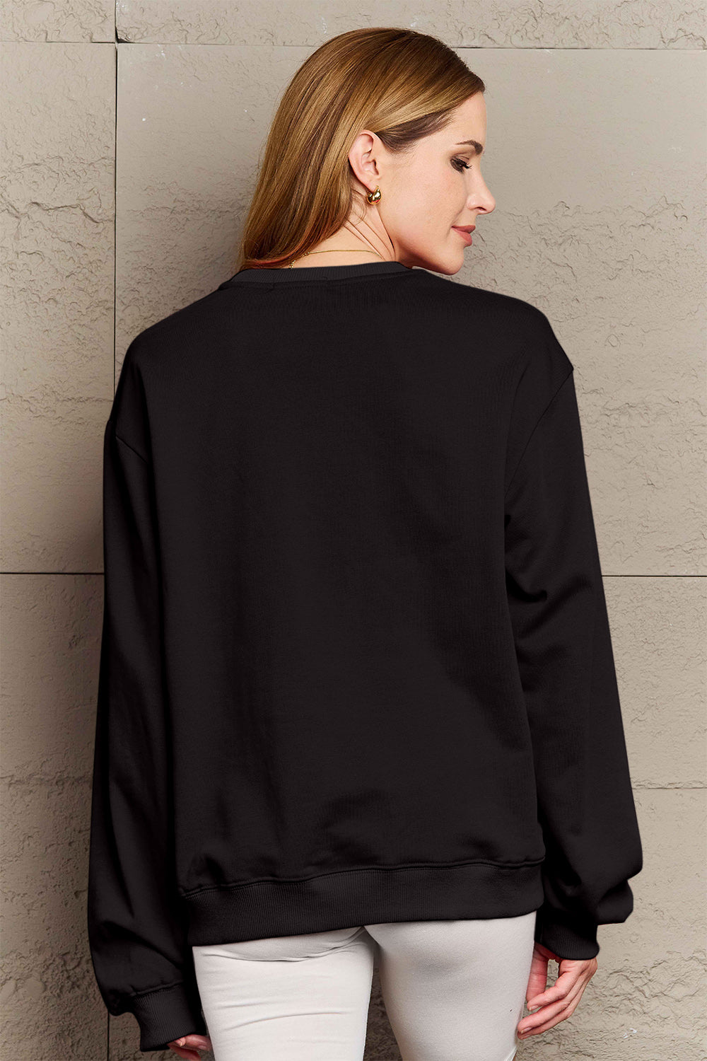 Simply Love Full Size CIAO√î¬∫√ÖRound Neck Sweatshirt