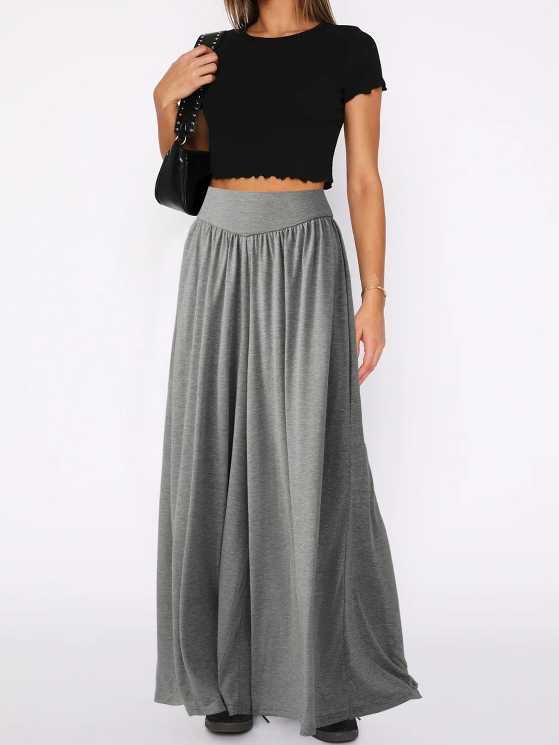 High Waist Wide Leg Pants