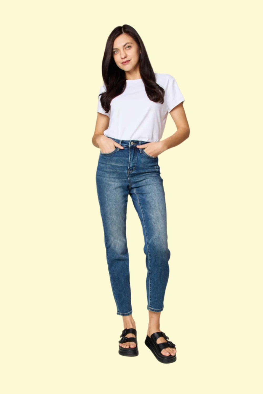 highly Stretchy high-waisted jeans by WestCloset