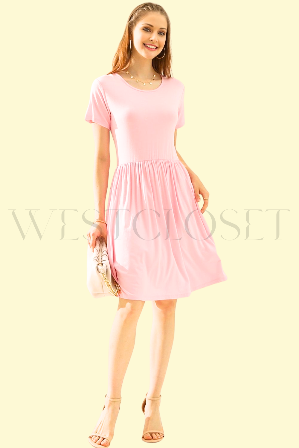 sexy ruched mini dress by WestCloset