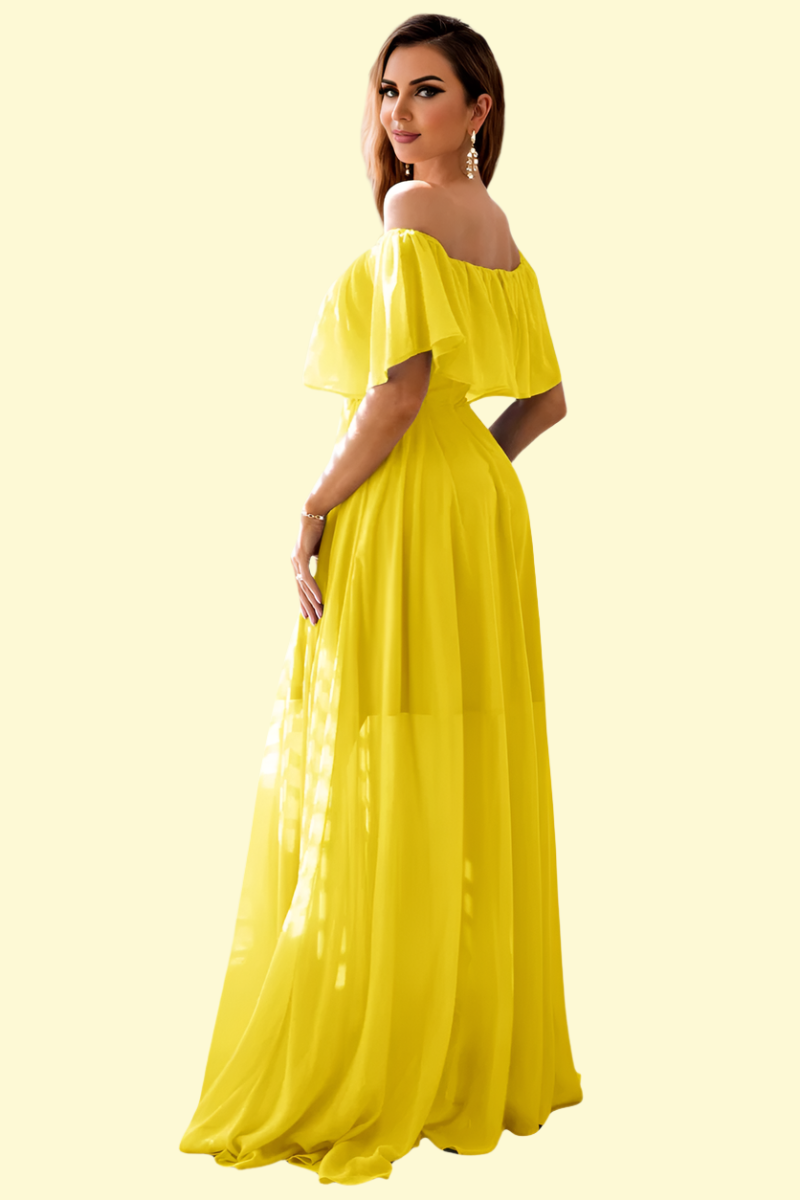 yellow dress by WestCloset